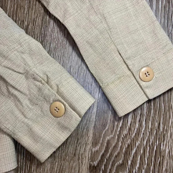 Womens Bill Burns Tan Blazer - 4 - Picture 7 of 8